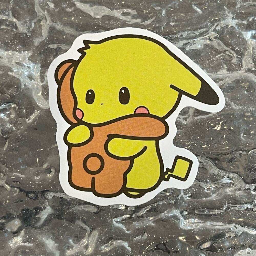 5/$10 Waterproof Vinyl Sticker Pokémon Kawaii Chibi Pikachu